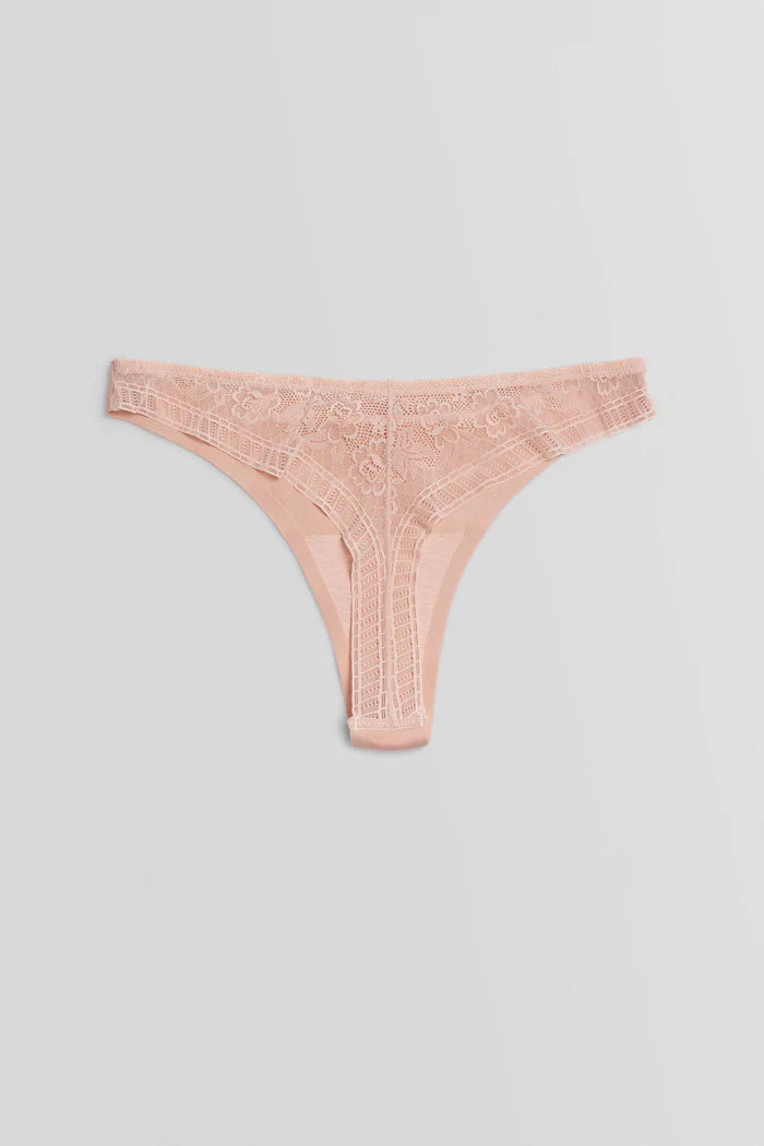 TANGA INVISIBLE CON ENCAJE YSABEL MORA REF.19673
