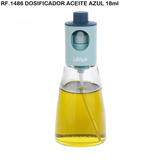 DOSIFICADOR DE ACEITE AZUL 10 ML REF.1486