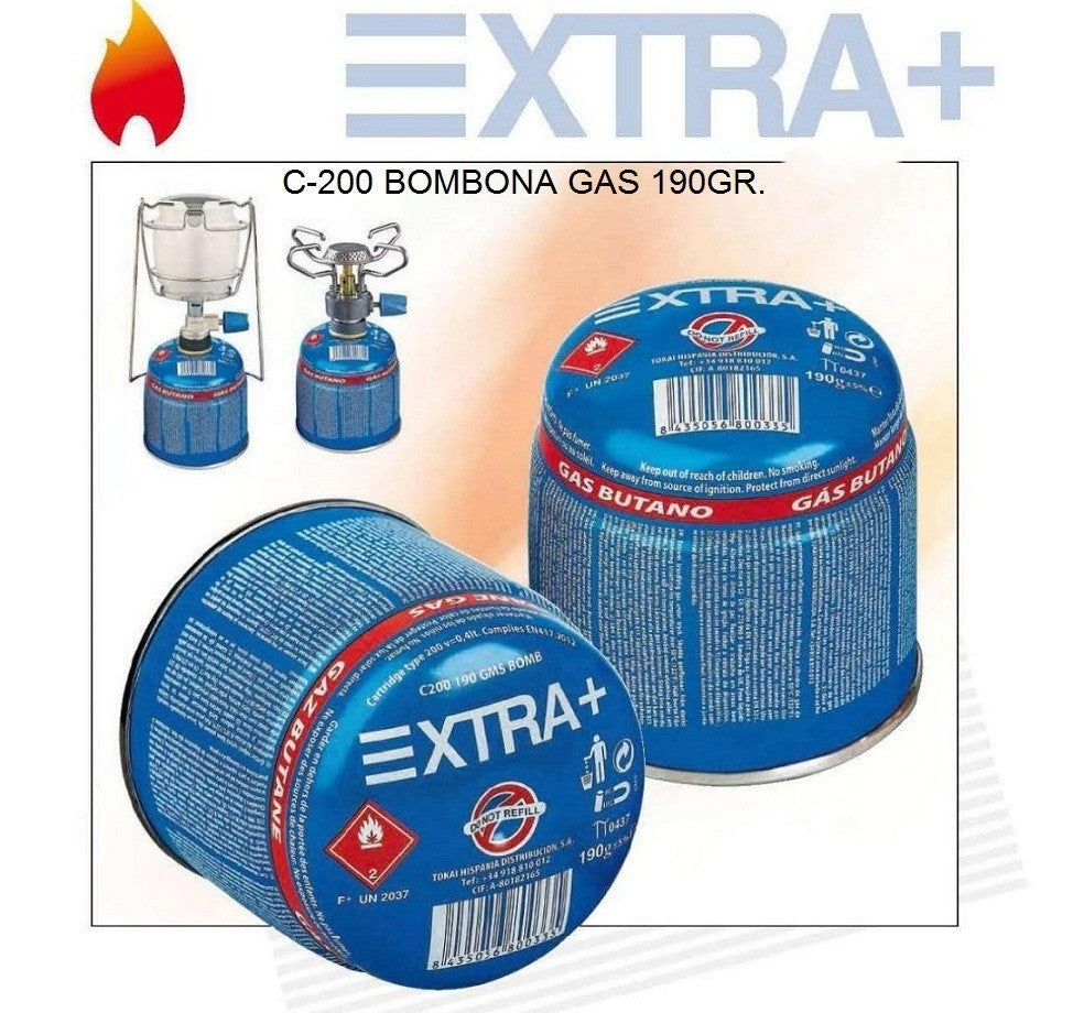 BOMBONA DE GAS BUTANO 190 G REF.C-200